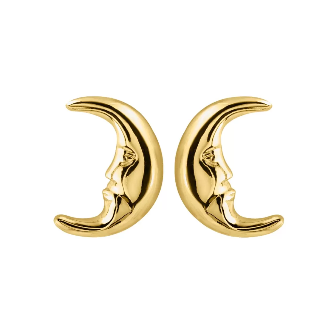 Jacques Lemans Ear Stud Sterling Silver Gold-Plated