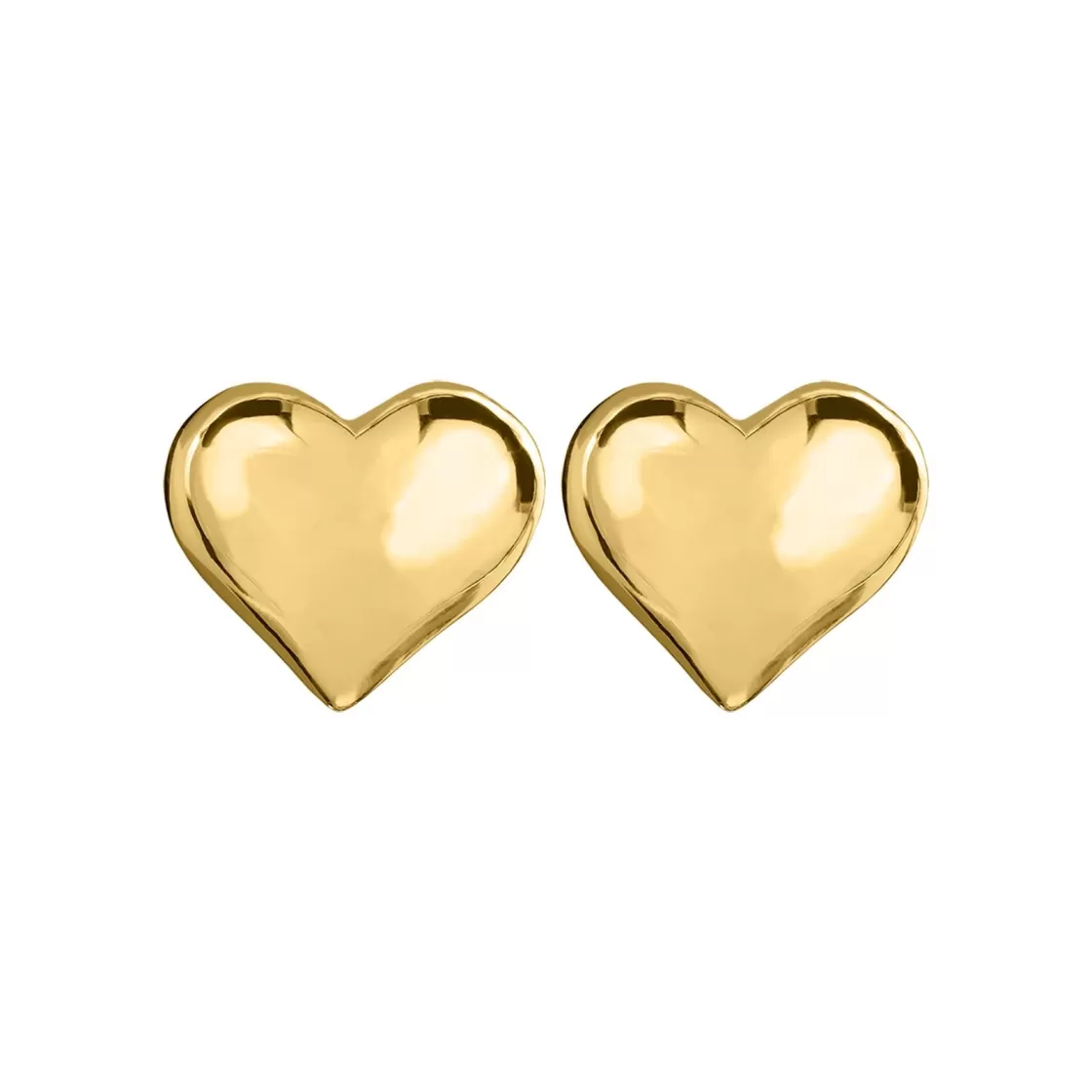 Jacques Lemans Ear Stud Sterling Silver Gold-Plated