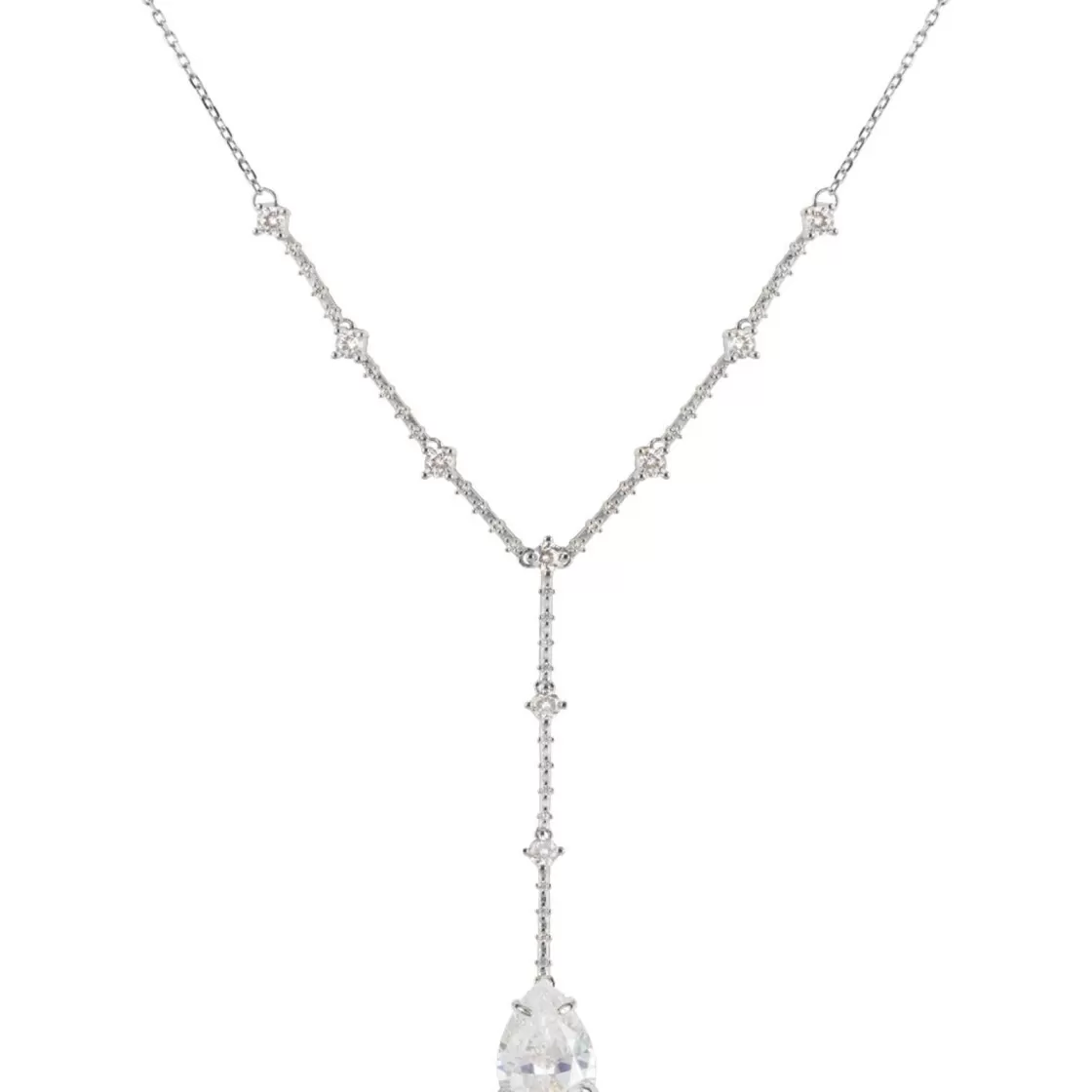 Jacques Lemans Necklace Sterlingsilber With Topaz